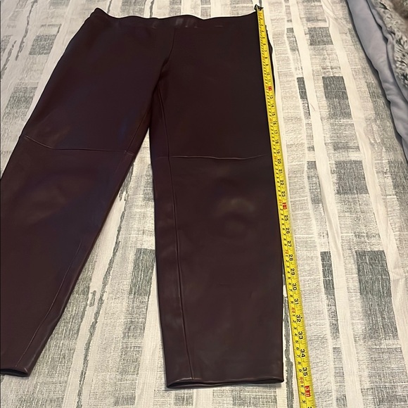 Theory Women’s Lamb Leather Pull-on Stretch Pants Size 6 - Picture 7 of 7